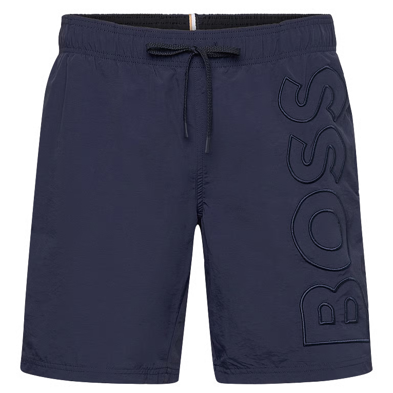 BOSS Zwemboxer Whale blauw afbeelding